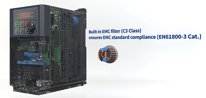 Falowniki LG G100 - filtr EMC