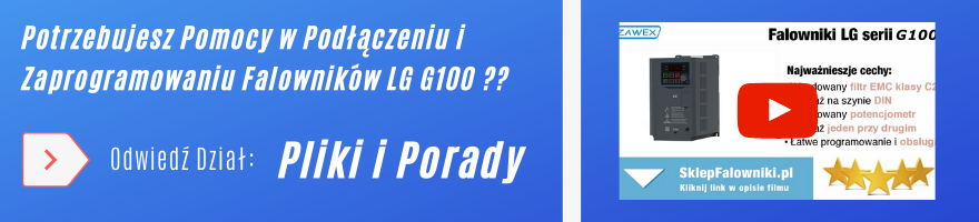 Falowniki LG G100 - porady, instrukcje programowania