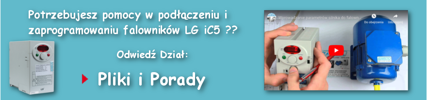 Falowniki LG iC5 - programowanie