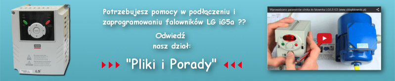 Falowniki LG iG5a - programowanie