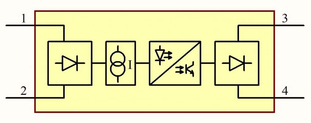 Schemat separatora sygnałów cyfrowych VC-02